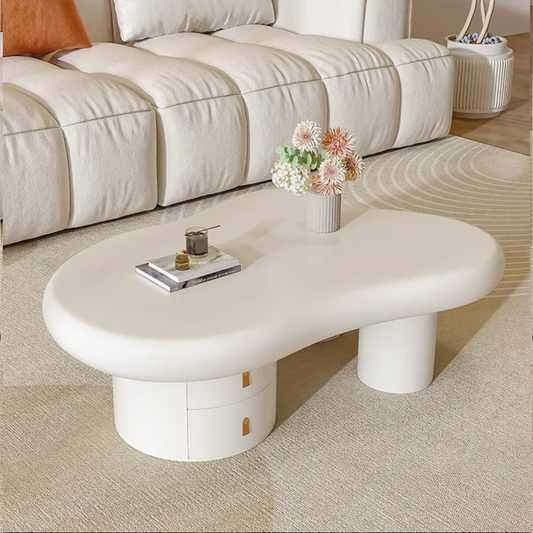 طاولة قهوة إنسيابية