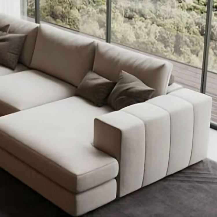 كنبة زاوية لغرفة المعيشة بتصميم فخم