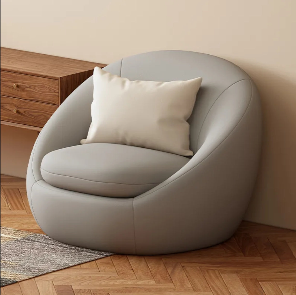 كرسي استرخاء فاخر مع مسند للقدم