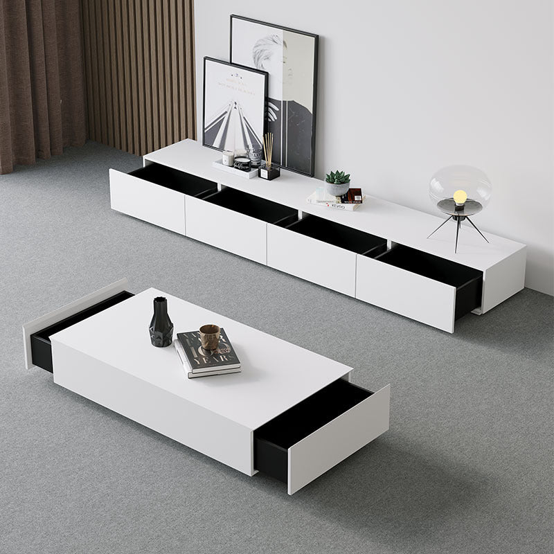 طقم طاولات التلفاز والقهوة