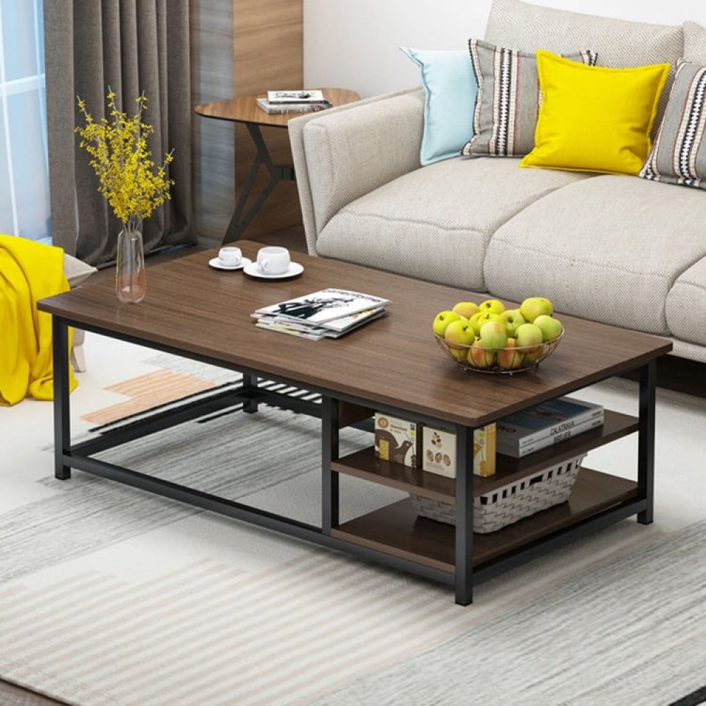 طاولة قهوة خشبية