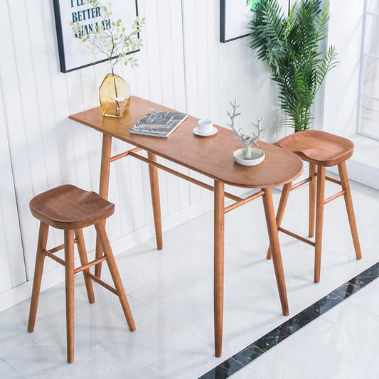 طاولة بار من الخشب الصلب