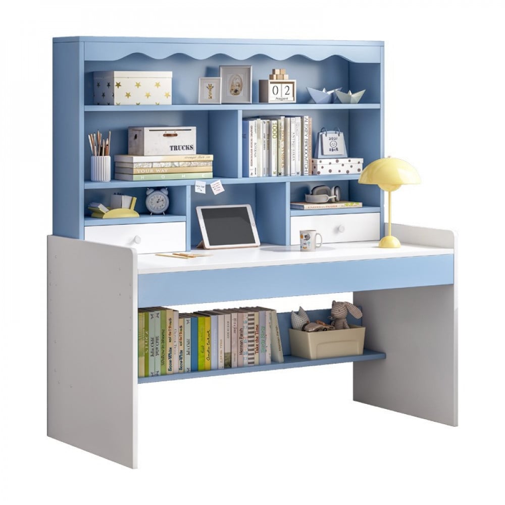 مكتب اطفال مع ارفف كتب