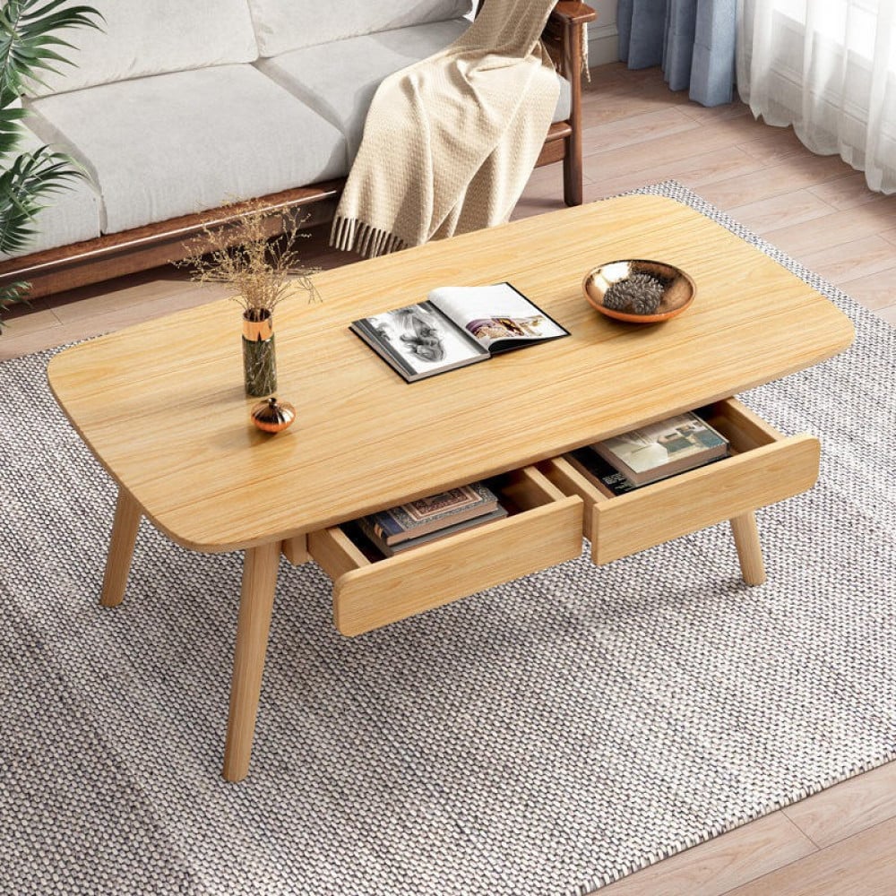 طاولة قهوه بتصميم بسيط