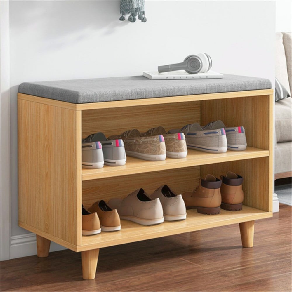 خزانة احذية مع مقعد