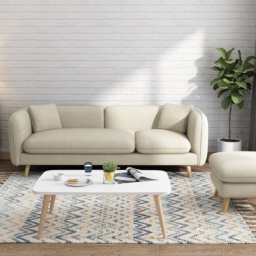 كنب صالون فخم مع مسند للقدم