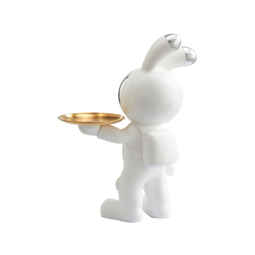 صينية تقديم بتصميم الارنب الفضائي