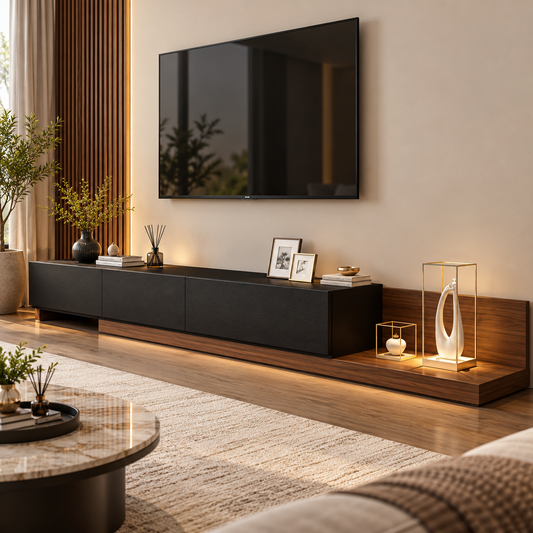 طاولة تلفزيون قابلة للسحب بتصميم حديث
