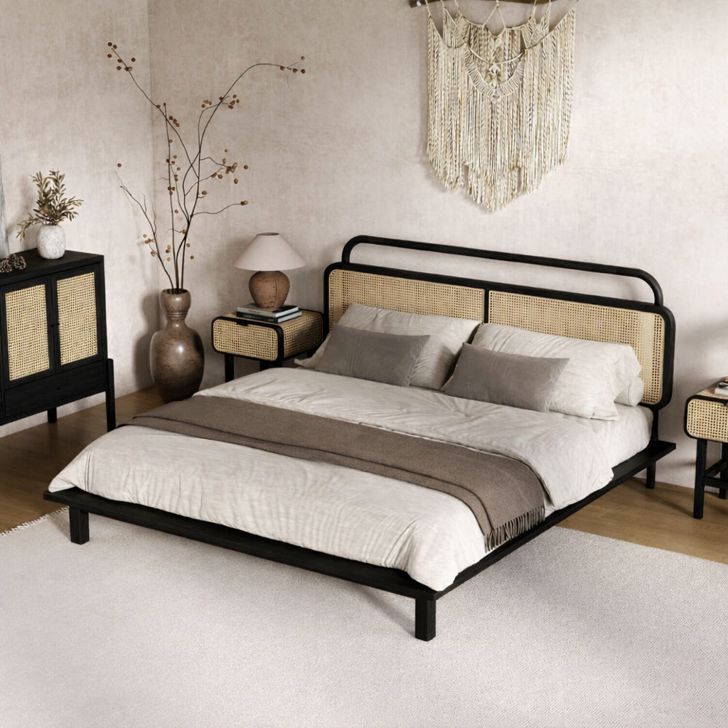 سرير روتان مودرن