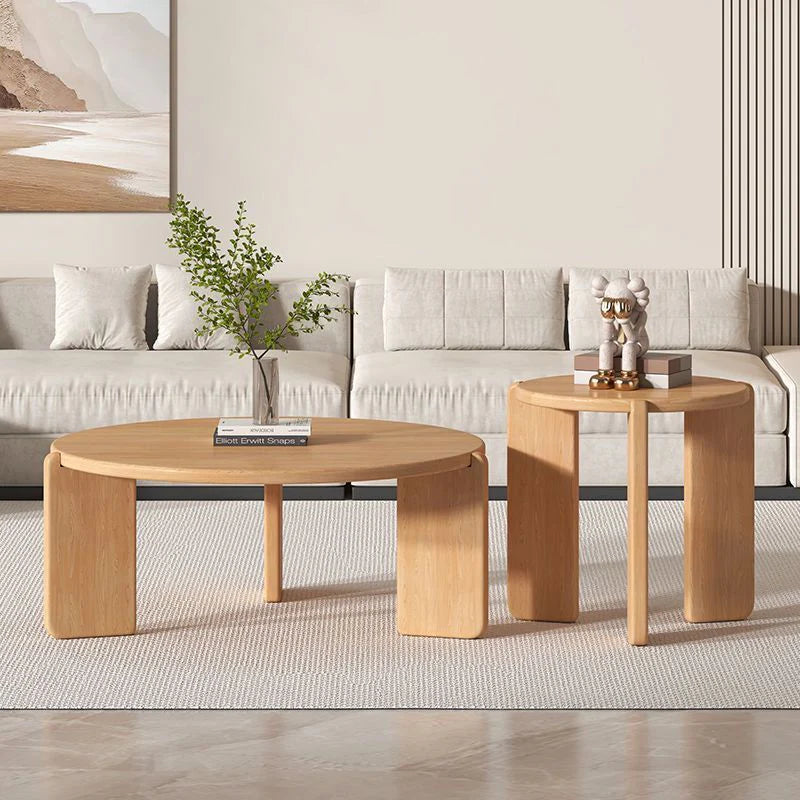 طاولات قهوة مستديرة بتصميم مودرن