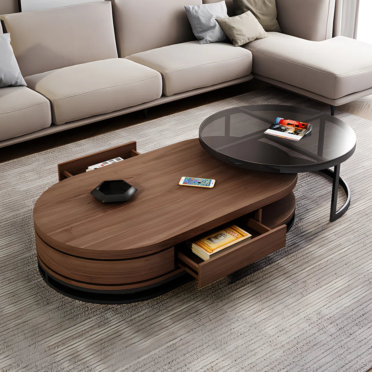 طاولة ليفنج للقهوة