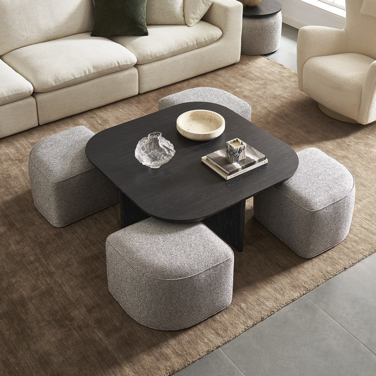 طقم هوم للقهوة مع جلسه