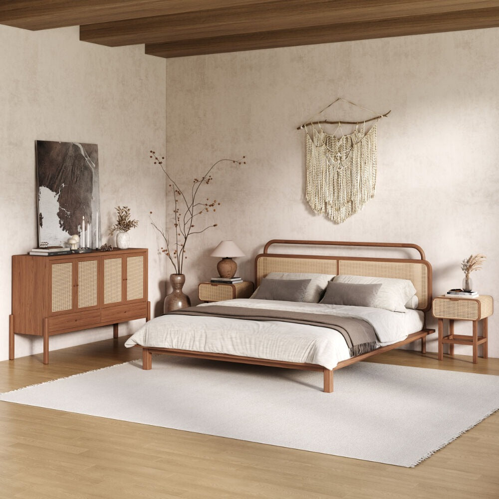 سرير روتان مودرن