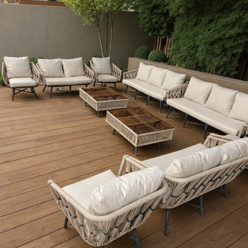 طقم  جلسات 14 شخص مع طاولتين