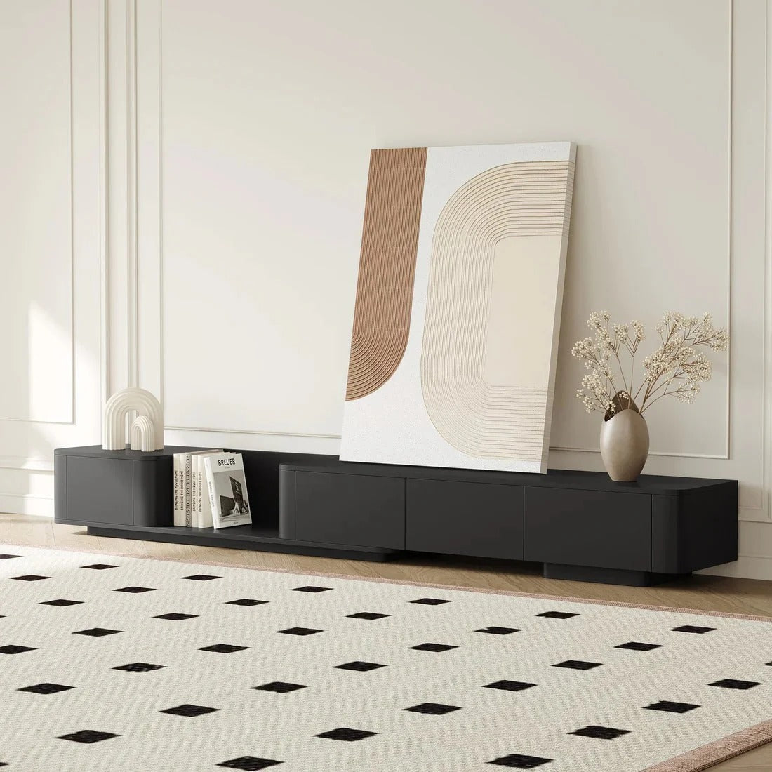 طاولة تلفاز سيمبلى وود